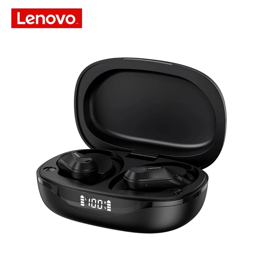 Новые спортивные наушники Lenovo LP75 TWS Беспроводные наушники Bluetooth 5.3 Водонепроницаемые наушники с шумоподавлением HiFi Стерео с микрофонами