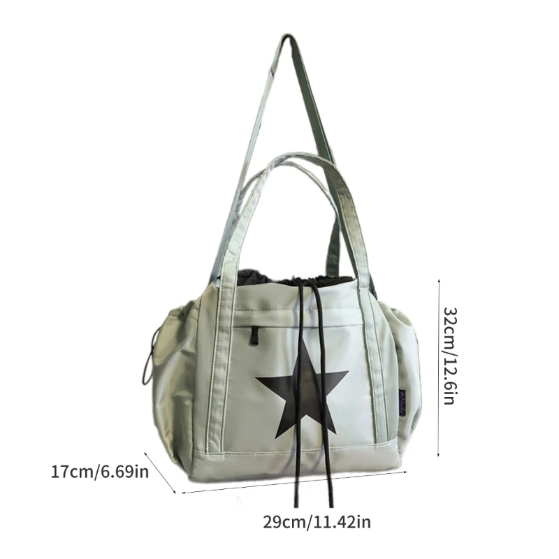 Новая вместительная женская сумка-тоут из нейлона, идеально подходящая для покупок и путешествий
