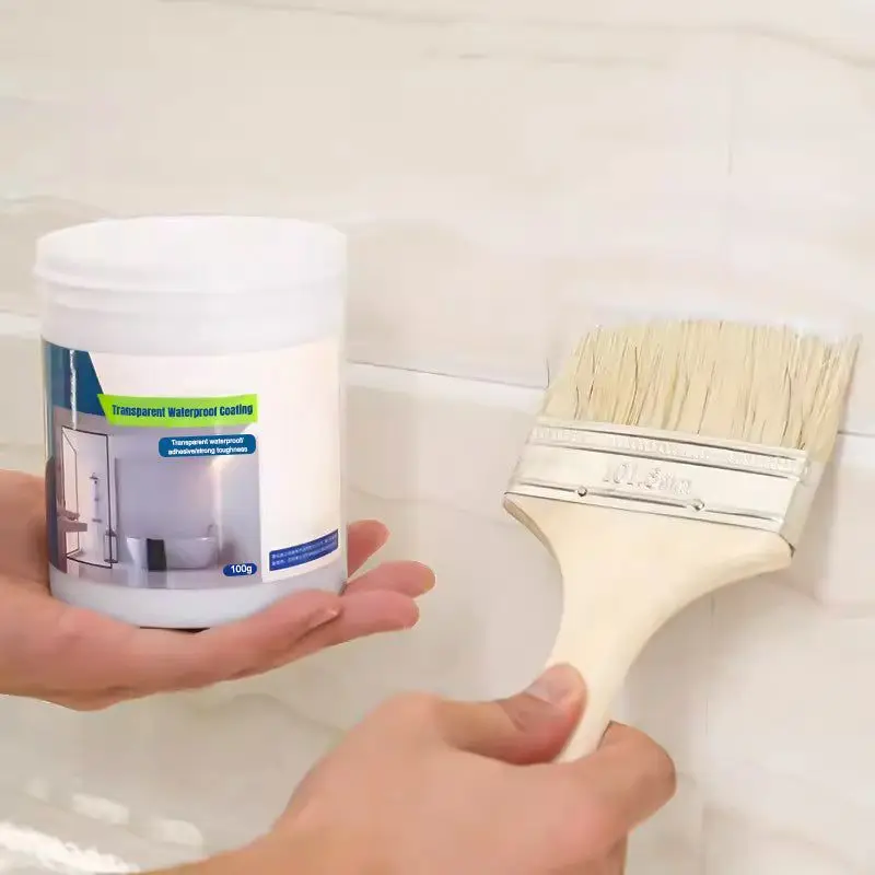 Прозрачное водонепроницаемое клеящее средство для ванной комнаты, Изолирующий клей, Герметик, Герметичная краска, Прочное связующее покрытие Для ремонта дома