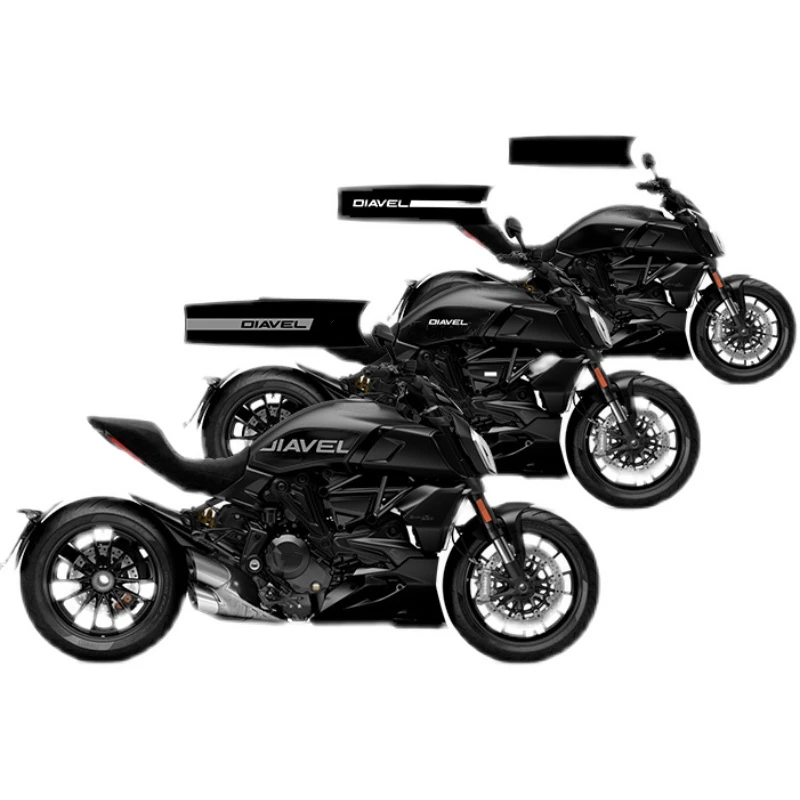 Для мотоцикла Ducati Diavel DIAVEL 1260 Резиновая накладка на бак, защитная наклейка для тягового бокового коленного захвата