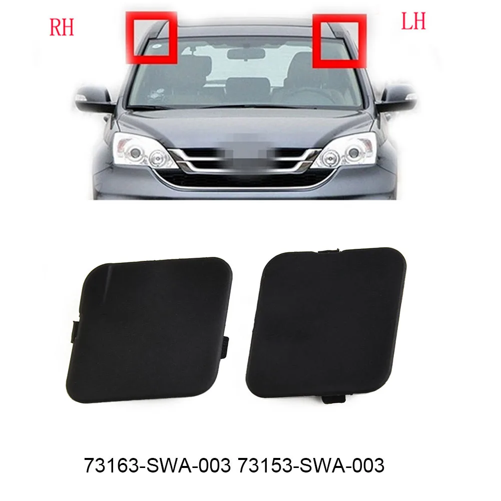 Автомобильные аксессуары, высококачественный материал, Боковая крышка лобового стекла, черная крышка, 1 пара для HONDA для CRV 2007-2011