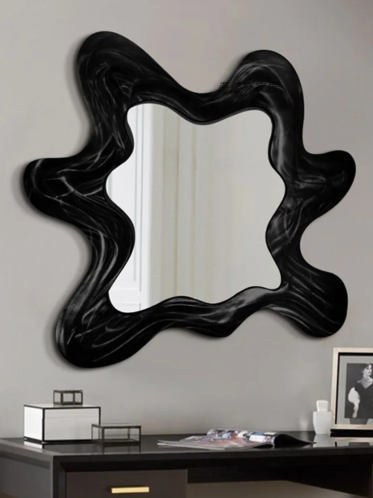 Входное зеркало, декоративное зеркало, настенный монтаж, ins, стиль, зеркало для макияжа в ванной специальной формы