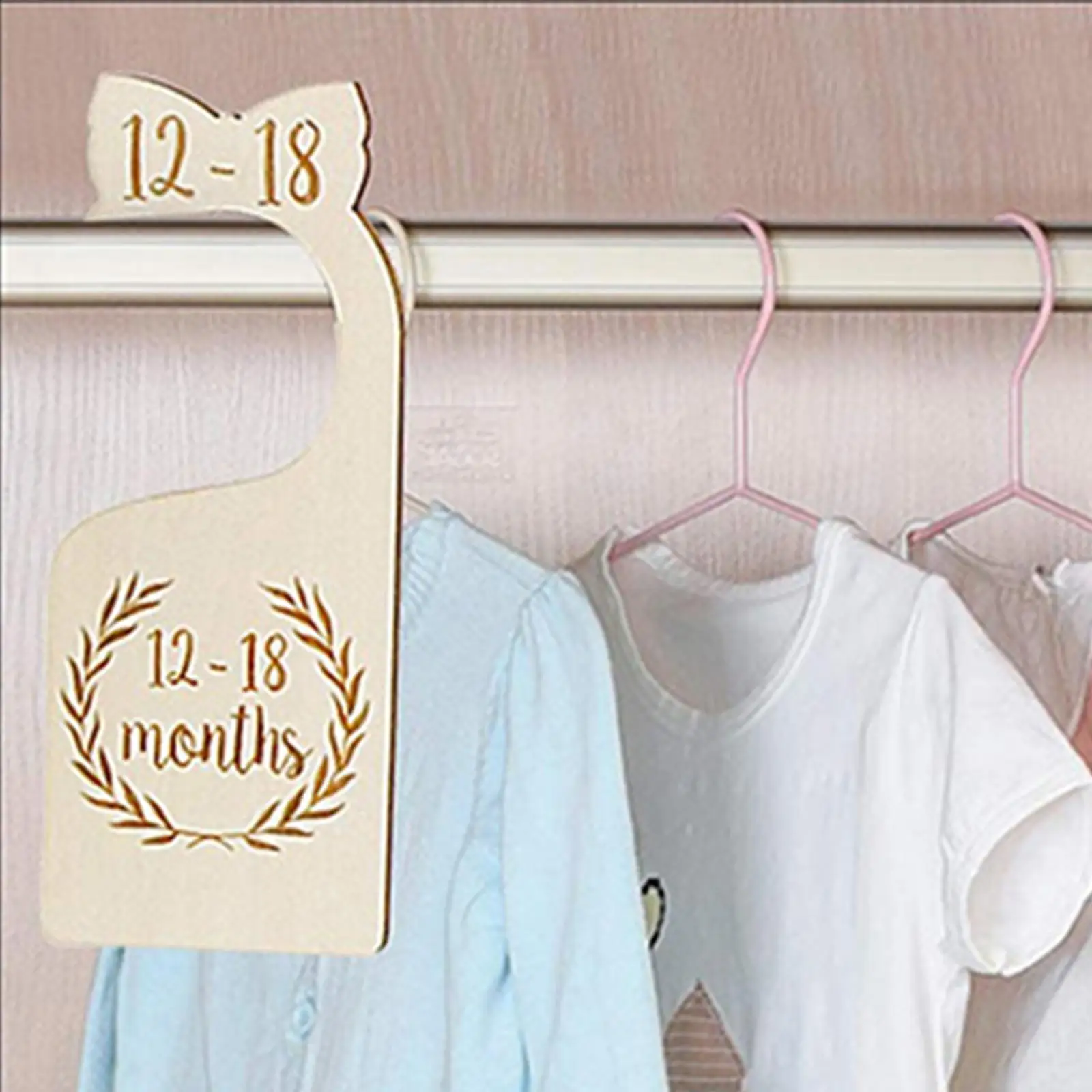 7x деревянные перегородки для шкафа Размер одежды Возрастные перегородки Органайзеры для одежды Детские