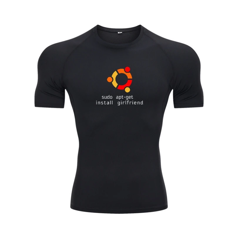 Мужская роскошная хлопковая футболка с коротким рукавом, высококачественные футболки ubuntu LINUX для людей, мужская модная футболка, футболки унисекс