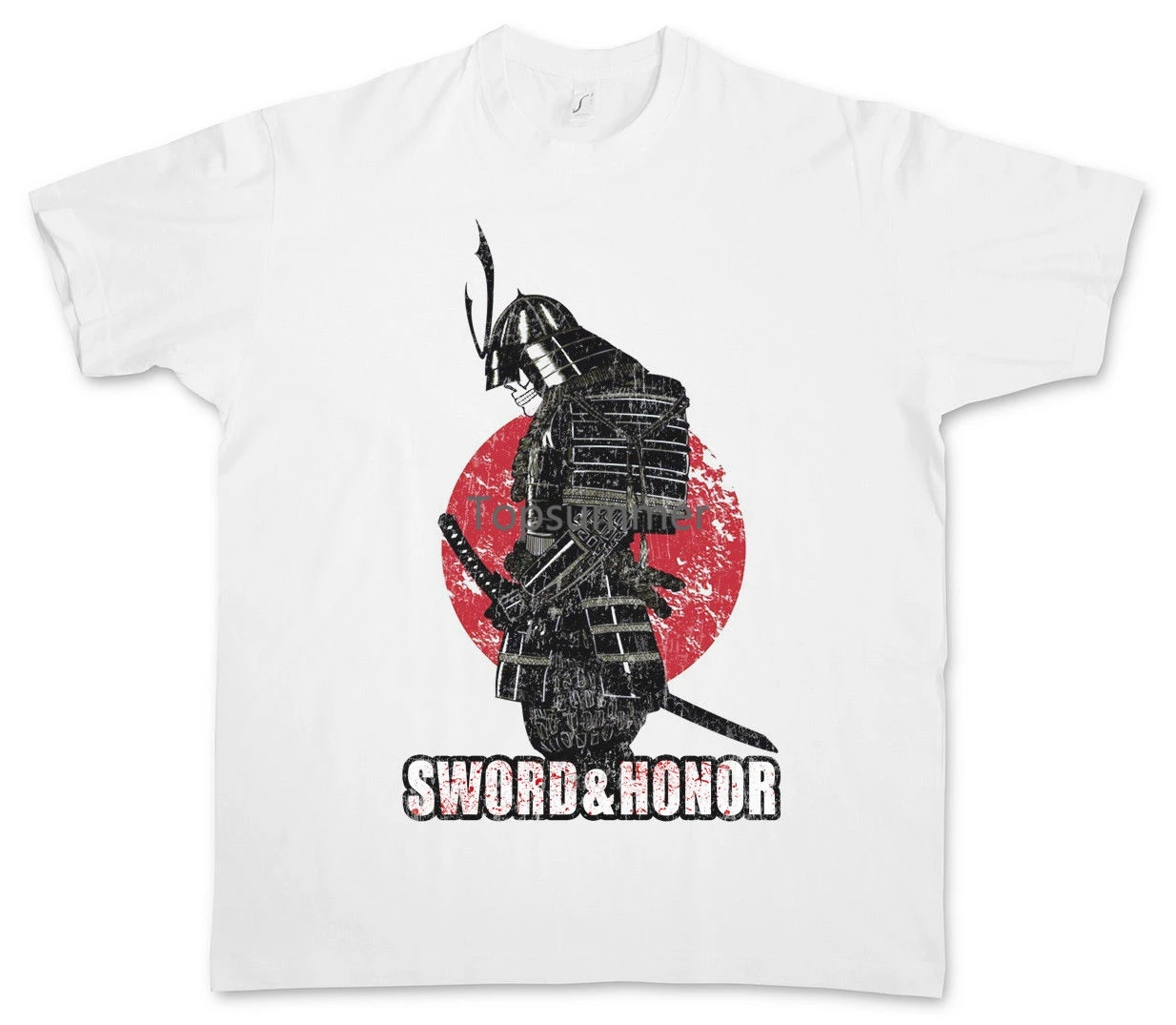 Футболка Sword & Honor Samurai Ninja Japan Warrior Меч Сеппука Дакана Броня