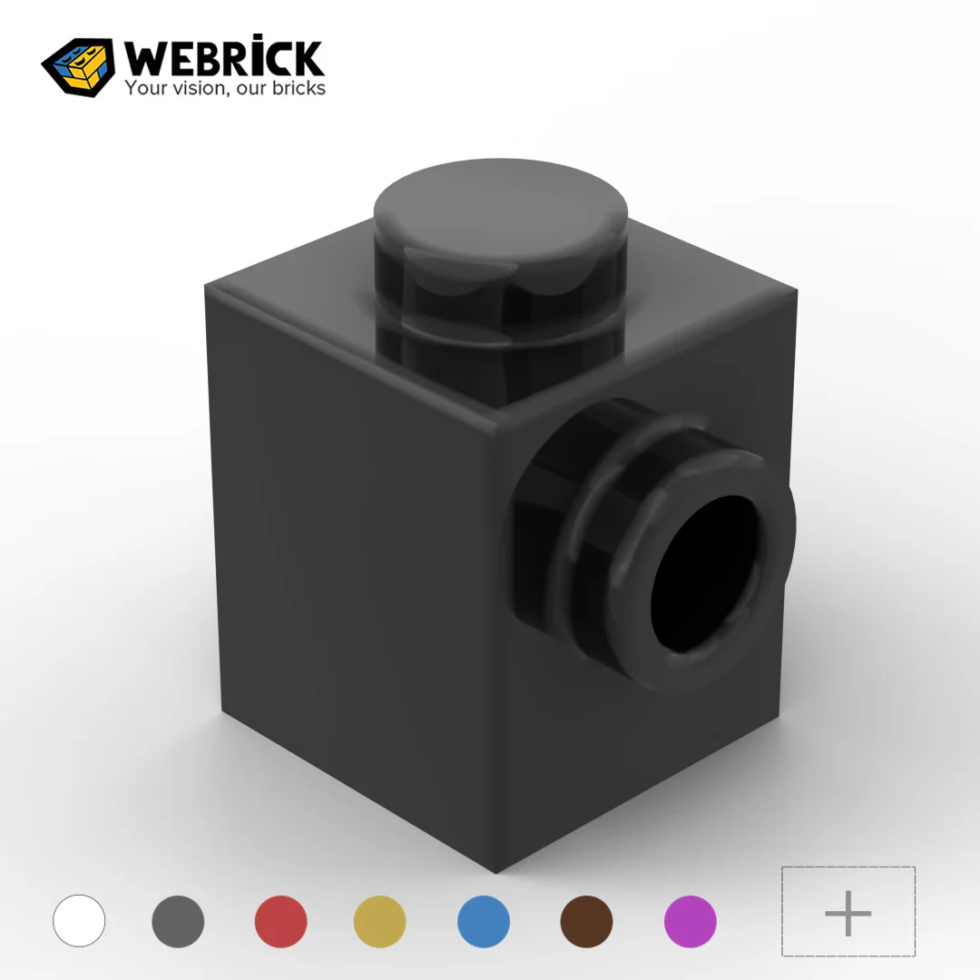 Webrick 100ШТ 87087 Brick Special 1 x 1 со Шпилькой сбоку DIY Строительные блоки Сменные Детали Развивающие Детские Игрушки для подарков