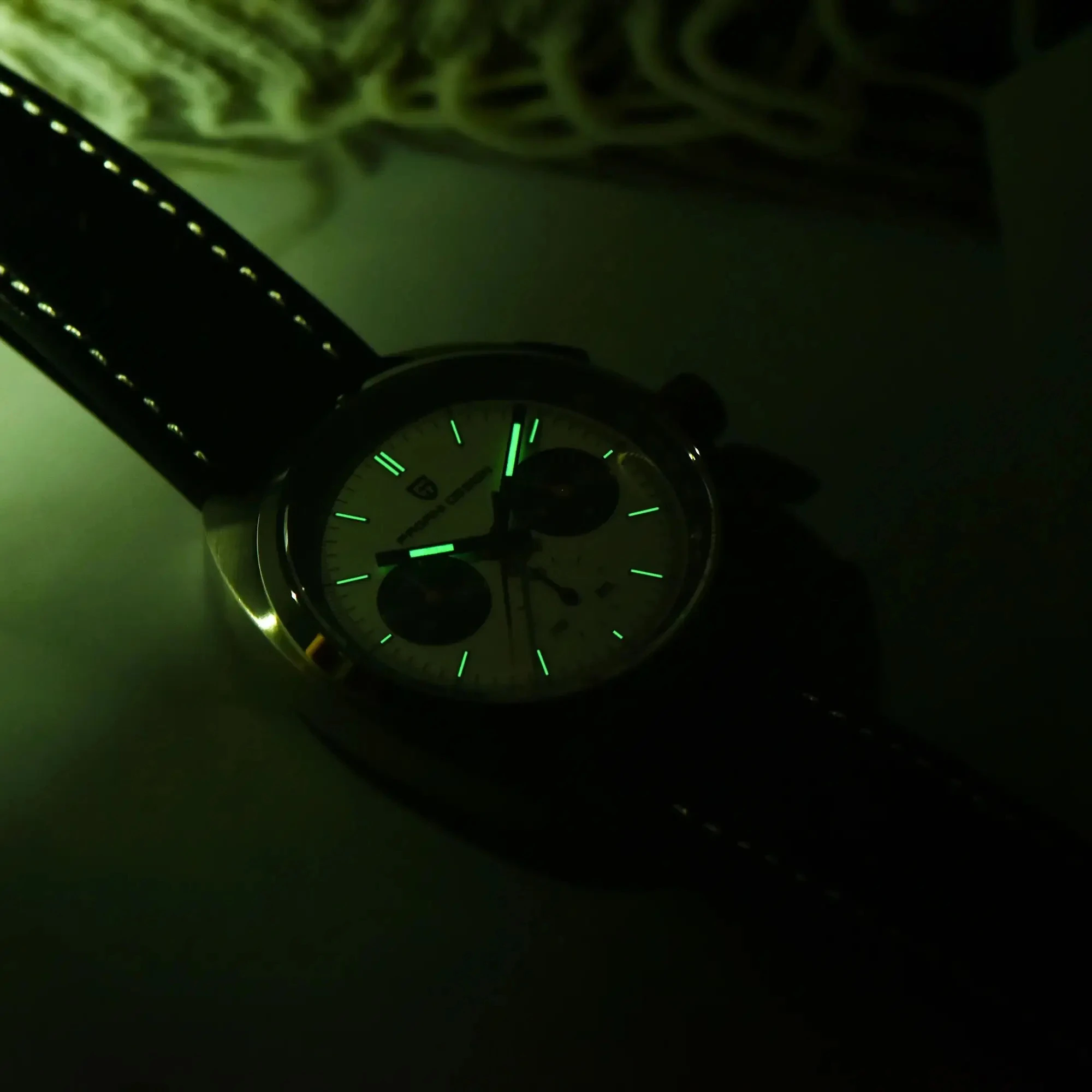 PAGANI DESIGN PD-1782 Мужские часы хронограф из нержавеющей стали 40 мм Спортивные сапфировые кварцевые наручные часы для мужчин Часы