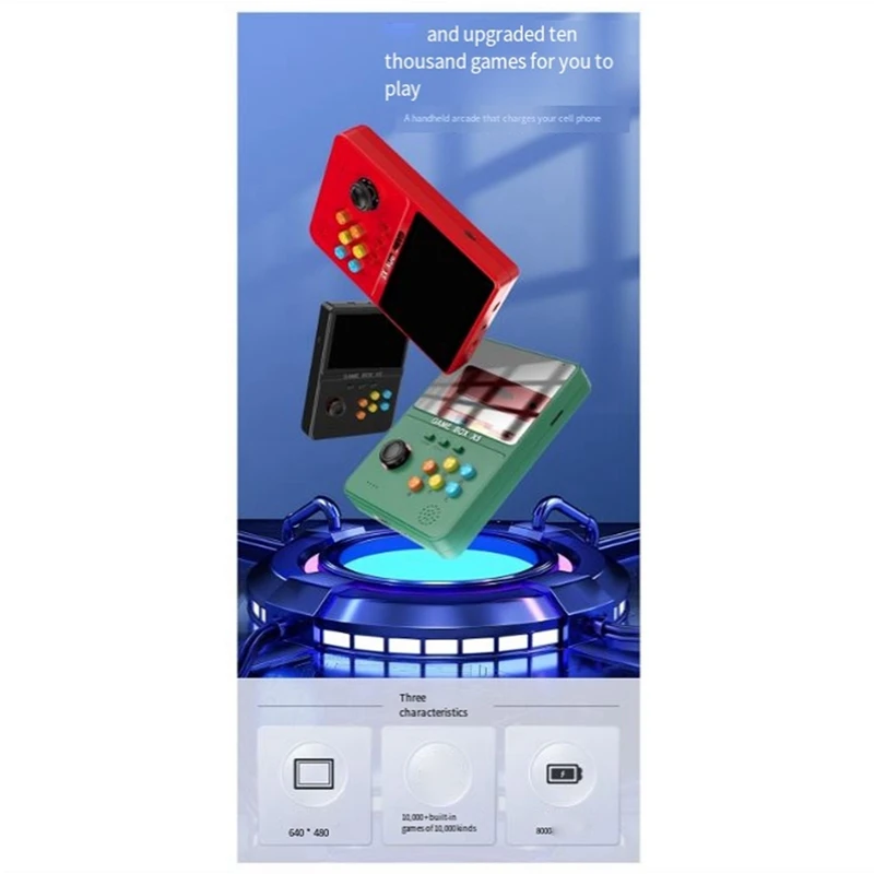 Портативный X5 Портативный Игровой плеер 4,0 дюйма 640 X 480 Пикселей Видеоигровая Консоль Подарки Для Детей