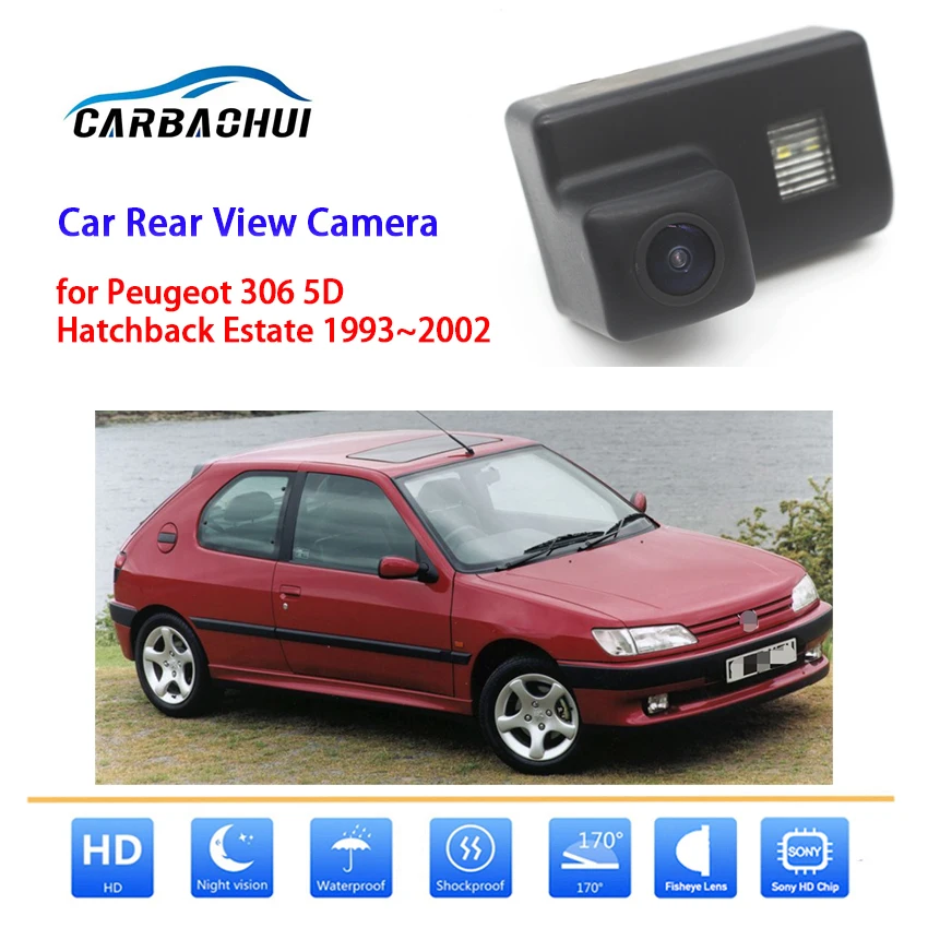 Новинка! Камера заднего вида автомобиля для Peugeot 206 1998 ~ 2010 Камера парковки заднего хода камера номерного знака высокого качества ночного видения HD