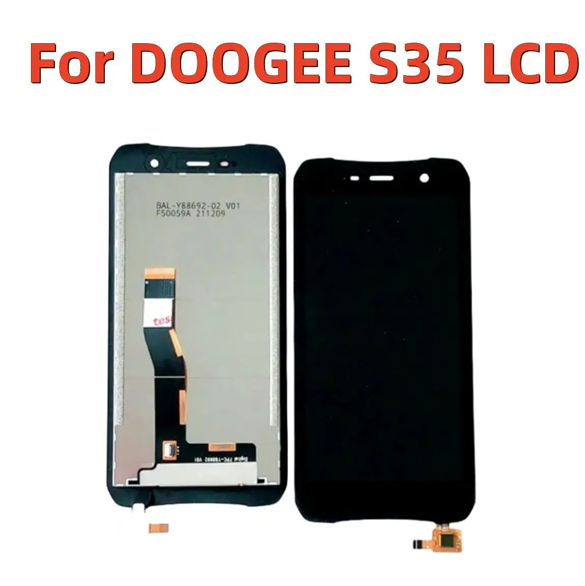 Для DOOGEE S35 PRO ЖК-дисплей + Дигитайзер с сенсорным экраном В сборе LCD + Сенсорный Дигитайзер Для DOOGEE S35 S35T LCD