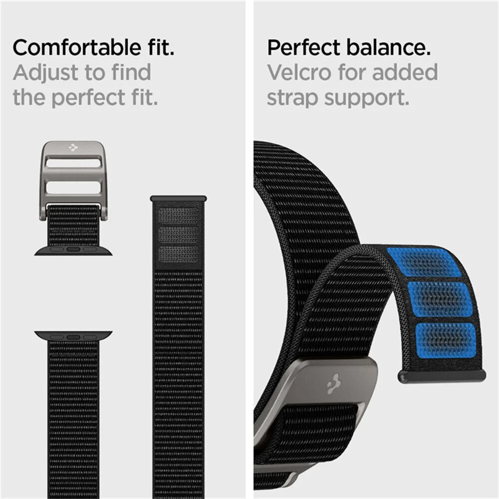 Нейлоновый ремешок для Ultra Apple Watch поколения 2/3/4/5/6/7 Sport С металлической головкой, тканые Регулируемые прочные ремешки для наручных часов