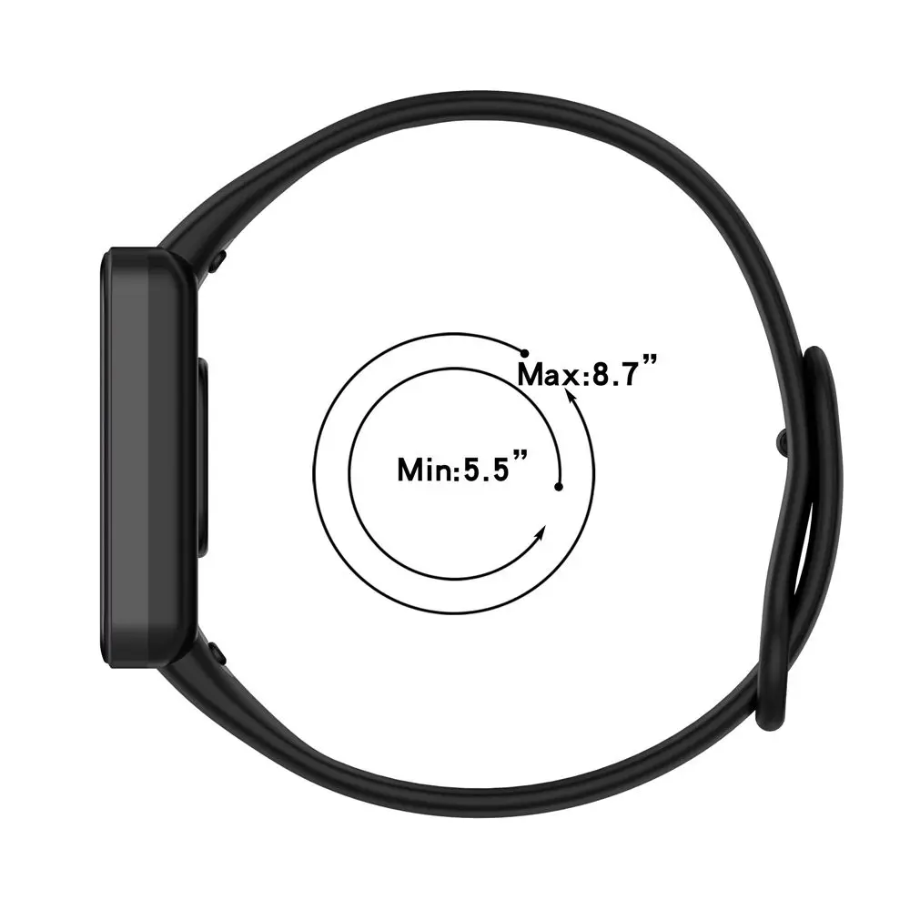 Для браслета Redmi Smart Band Pro, сменный ремешок для часов Xiaomi Redmi Band Pro, мягкий силиконовый спортивный ремешок на запястье